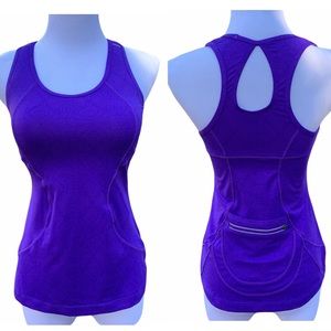 Athleta Purple Racerback Tank Top